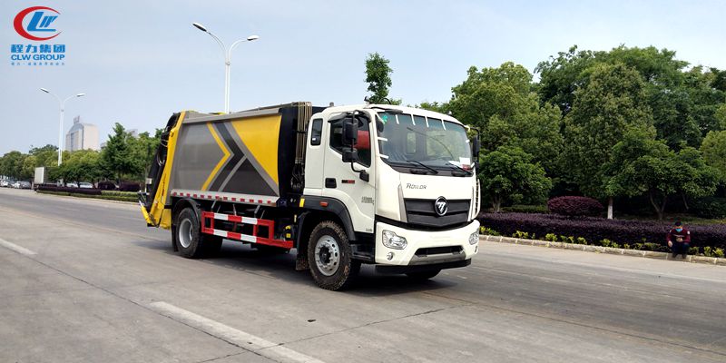 新款福田瑞沃压缩垃圾车